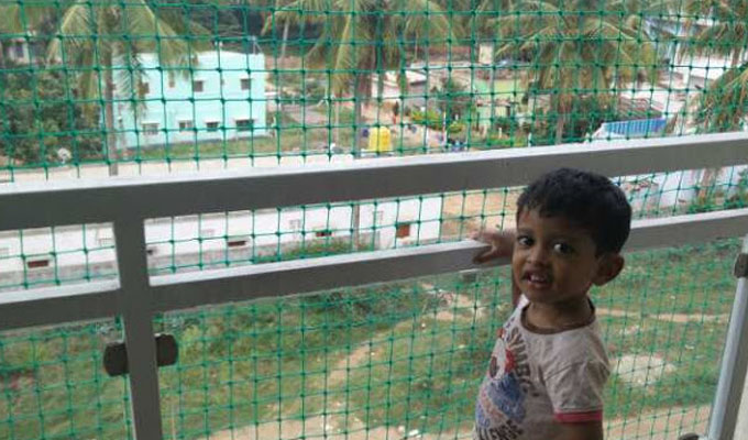 children safety nets price per square feet in mysore